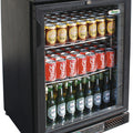 Flaschenkühlschrank - 140 Liter - 1-türig - Schwarz lackiert
