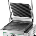 Kontaktgrill 410 x 305 x 210 / 500 - Edelstahl - Guss-Kochplatte - Made in Italy