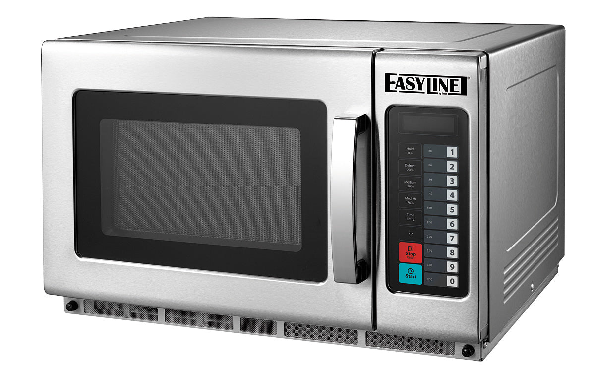 Hochleistungs-Mikrowelle EMA34GTO - Edelstahl - 1.800W - 34 Liter
