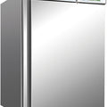 Kühlschrank - 130 Liter - 1-türig - Edelstahl - Energieklasse A