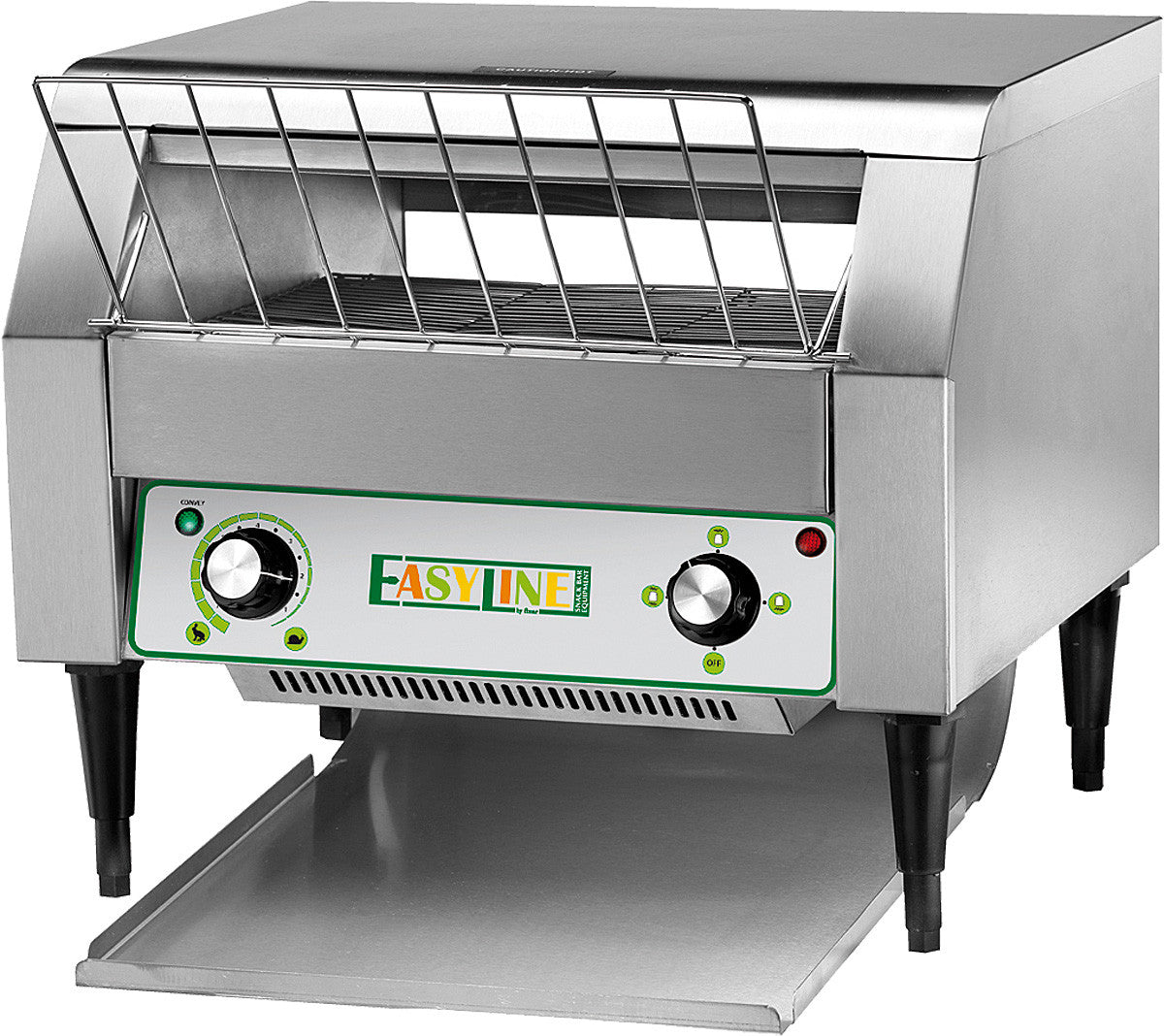 Durchlauf-Bandtoaster 480 x 560 x 430 mm - Edelstahl - Hohe Kapazität