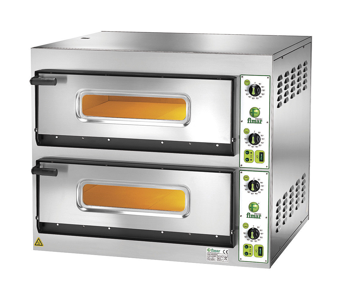 FIMAR - 2 kammern Pizzaofen - Elektro - für 6+6 Pizzen - FES 6+6