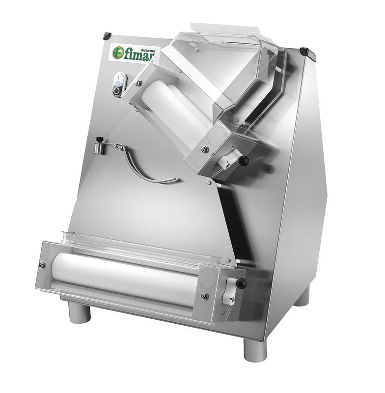 Teigausroller 32cm
80 - 210gr Teig
Einstellbar 0,3 - 5,5mm
230V / 0,37kW
590 x 510 x 630mm
36kg