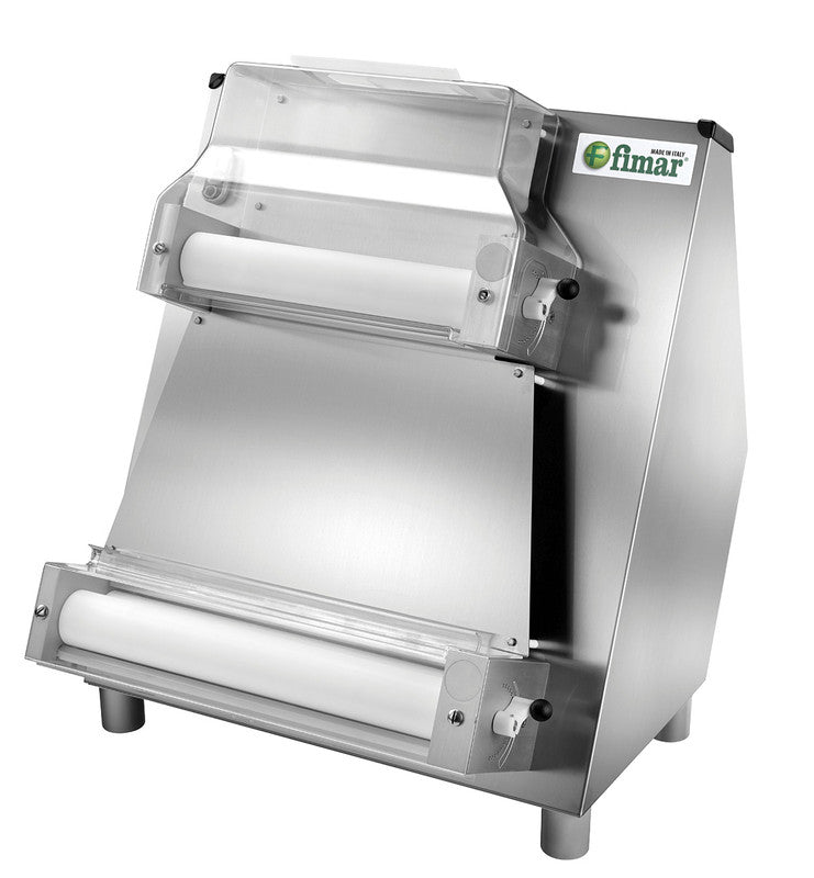 Teigausroller 42cm
Paralelle Rollenpaare
80 - 400gr Teig
Einstellbar 0,3 - 5,5mm
230V / 0,37kW
590 x 510 x 760mm
44kg