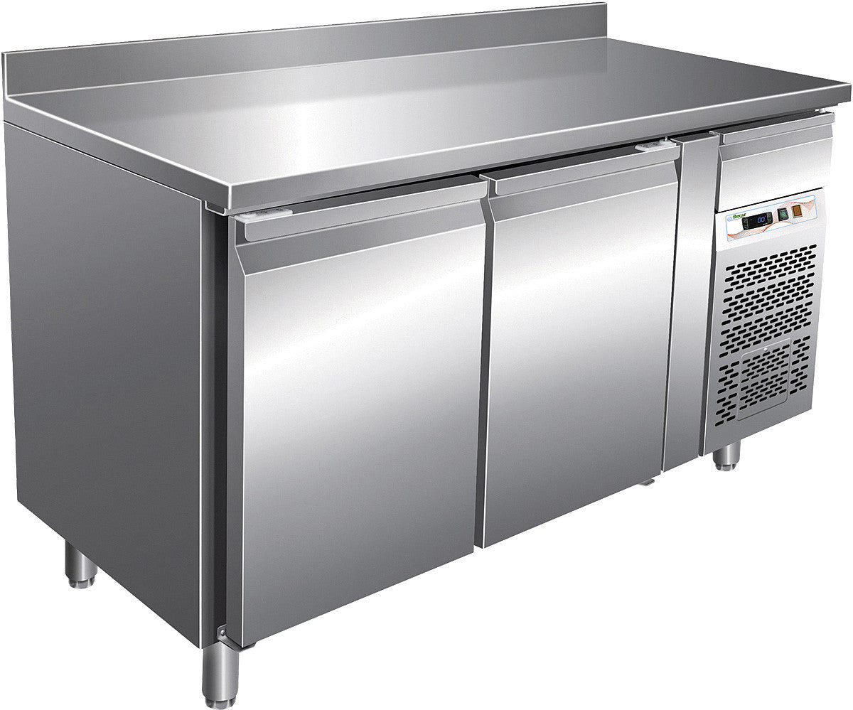 Kühltisch Bäckerei T800 mit Aufkantung - 390 Liter - Professional - Umluft - Edelstahl AISI304