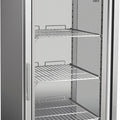 Kühlschrank mit Glastür - GN 2/1 - 650 Liter - Edelstahl AISI304