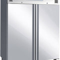 Umluft Kühl- und Tiefkühlschrank - 2-türig - 2 Temperaturzonen - AISI304
