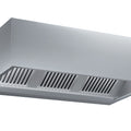 Kastenhaube  1200 x 900 x 450 - 1360 m³/Std - Edelstahl - Made in Italy