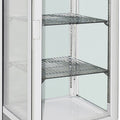 4-Seiten Umluft Kühlvitrine - 235 Liter - Weiß - ABS/Blech