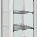 4-Seiten Umluft Kühlvitrine - 280 Liter - Weiß - ABS/Blech