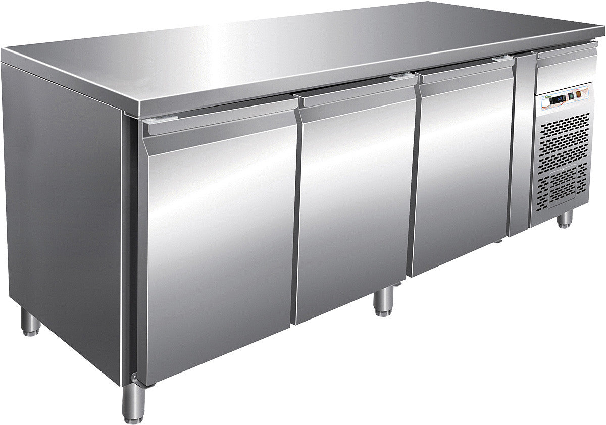 Kühltisch Bäckerei T800 - 580 Liter - Professional - Umluft - Edelstahl AISI304