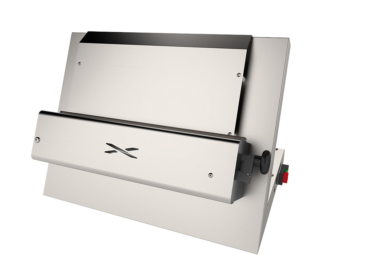 Teigausroller für Pizzen mit 34 cm-Durchmesser - 1 Rollenpaar - Edelstahl - Made in Italy