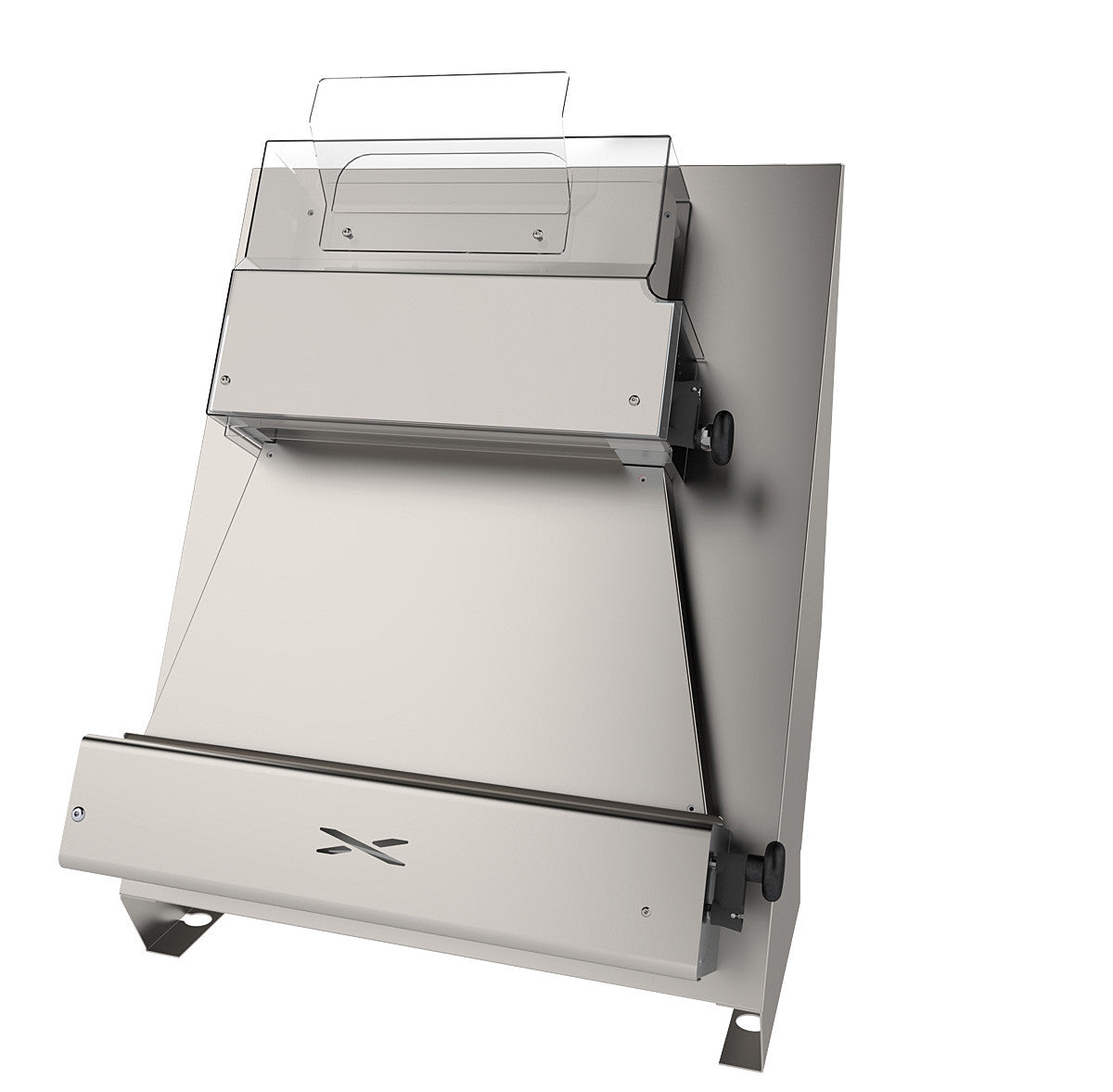 Teigausroller für Pizzen mit 40 cm-Durchmesser - Für Partypizza geeignet - Edelstahl - Made in Italy