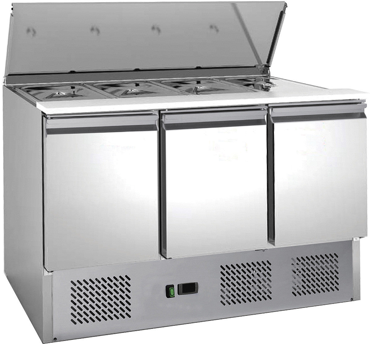 Saladette Statisch - 368 Liter - Edelstahl