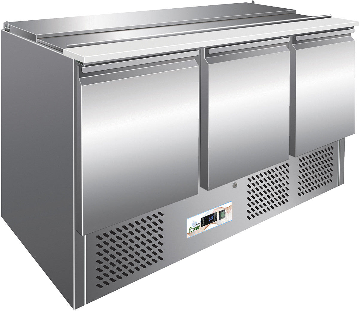 Saladette Statisch - 368 Liter - Professional - Edelstahl AISI304