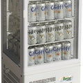 4 Seiten Kühlvitrine - 58 Liter - Umluft - Tischgerät