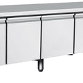 Kühltisch Unterbau H650 - 350 Liter - Professional - Umluft - Edelstahl AISI304
