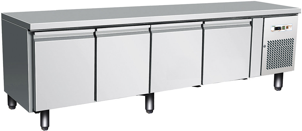 Kühltisch Unterbau H650 - 350 Liter - Professional - Umluft - Edelstahl AISI304