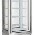 4 Seiten Kühlvitrine - 420 Liter - Umluft - Aluminium