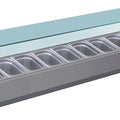 Aufsatzvitrine GN1/4 - 10 x GN1/4 Kapazität - Statisch - Edelstahl