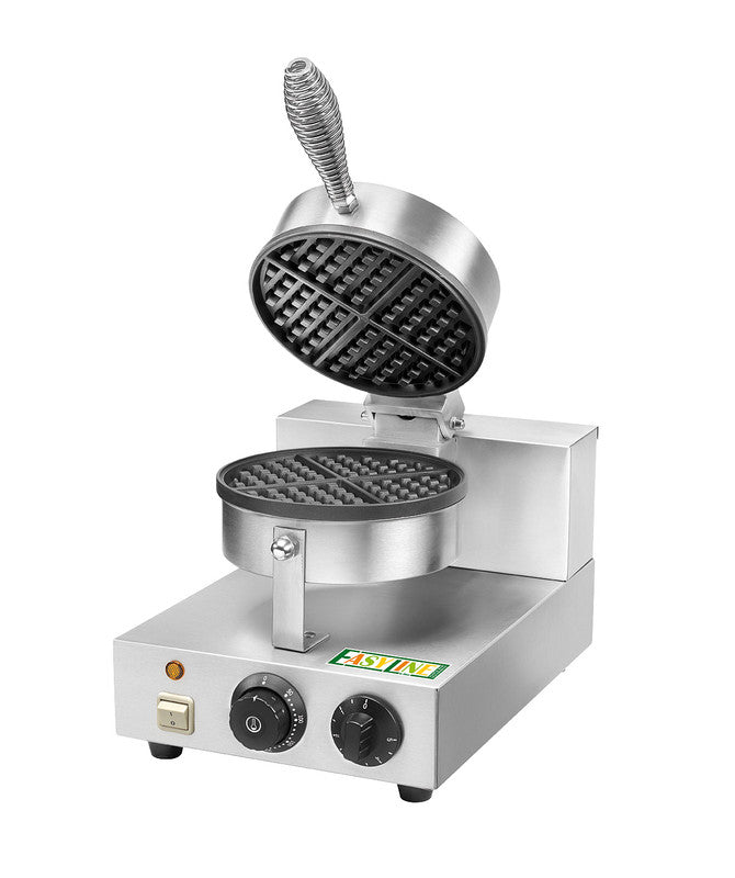 Waffeleisen WM1 - Rund - Edelstahl - Antihaftbeschichtet