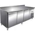Kühltisch - 417 Liter - Professional - Umluft - Edelstahl AISI304 mit Aufkantung